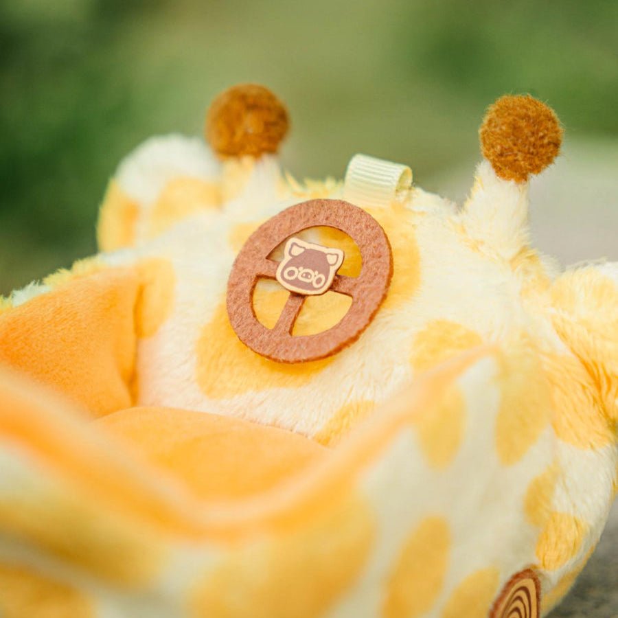LuLu the Piggy Animal Party High Speed Giraffe Lu Plush Keychain - Twinkle Glory