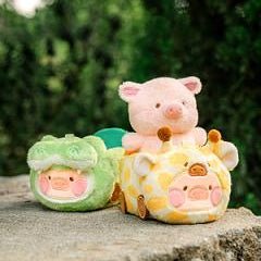 LuLu the Piggy Animal Party High Speed Giraffe Lu Plush Keychain - Twinkle Glory