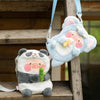 LuLu the Piggy Animal Party Panda Lu Plush Crossbody Bag - Twinkle Glory