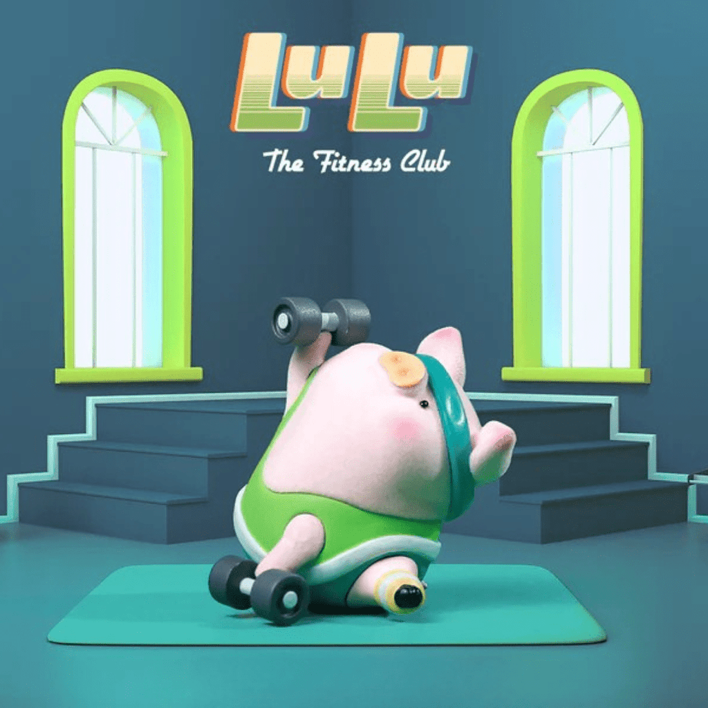 Lulu the Piggy Fitness Club Blind Box - Twinkle Glory