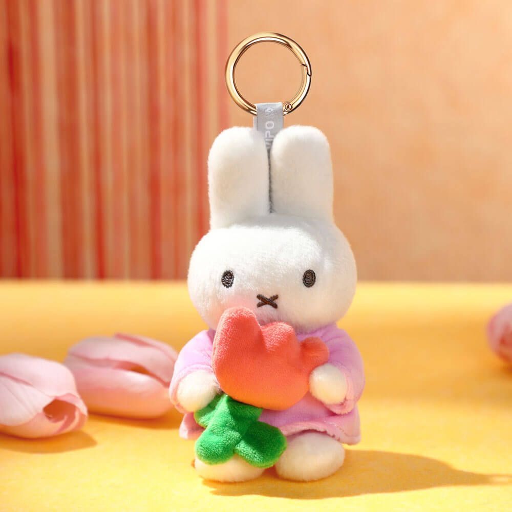Miffy with Tulip Keychain - Twinkle Glory