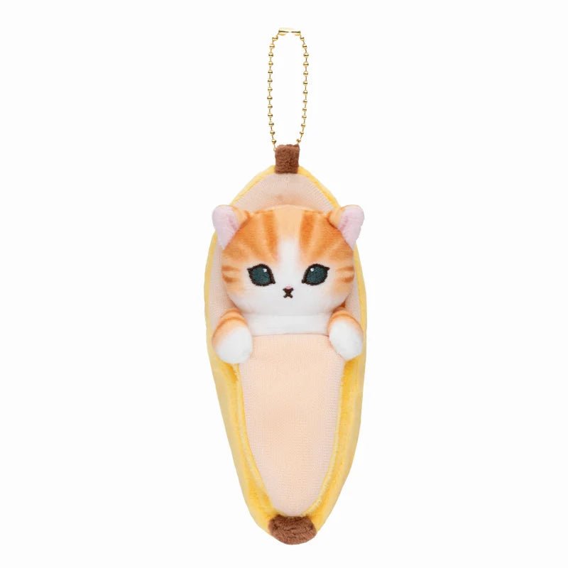Mofusand Banana Cat Plush Keychain - Twinkle Glory