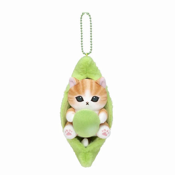 Mofusand Edamame Cat Plush Keychain - Twinkle Glory