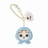 Mofusand Polka Dot Scarf Cat Face & Paw Charm Keychain - Twinkle Glory