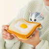 Mofusand Toast & Egg Cat Plush Pouch 18cm - Twinkle Glory