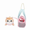 Mofusand Walking Cat with Carrier Plush Keychain - Twinkle Glory