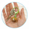 Rilakkuma Chairoikoguma Sun Camping Bell Keychain