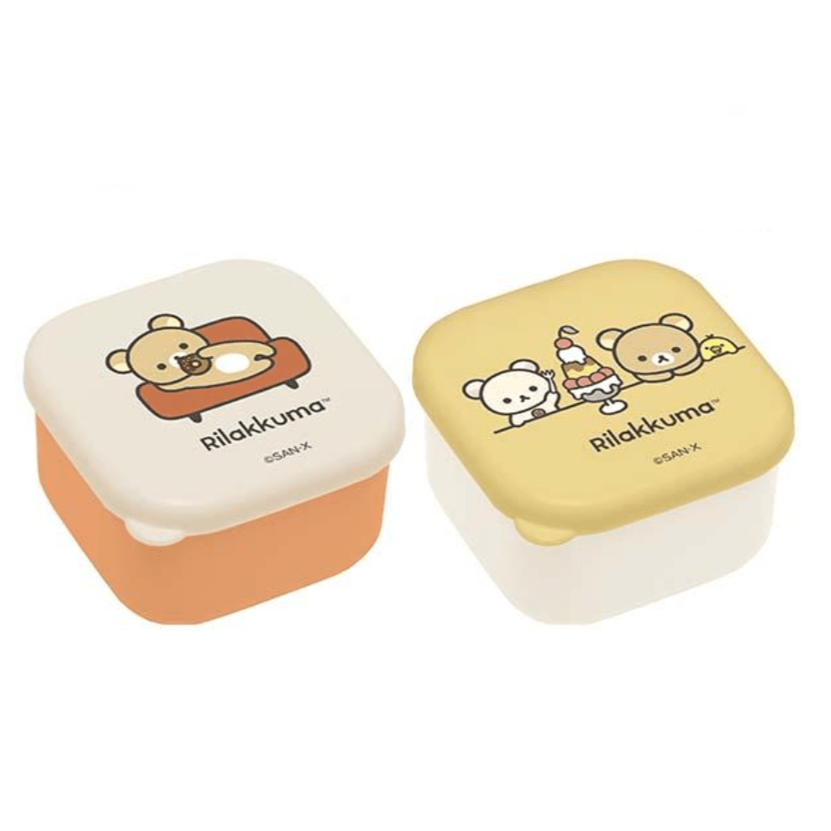 Rilakkuma Home Cafe Mini Container 2 Pcs Set - Twinkle Glory