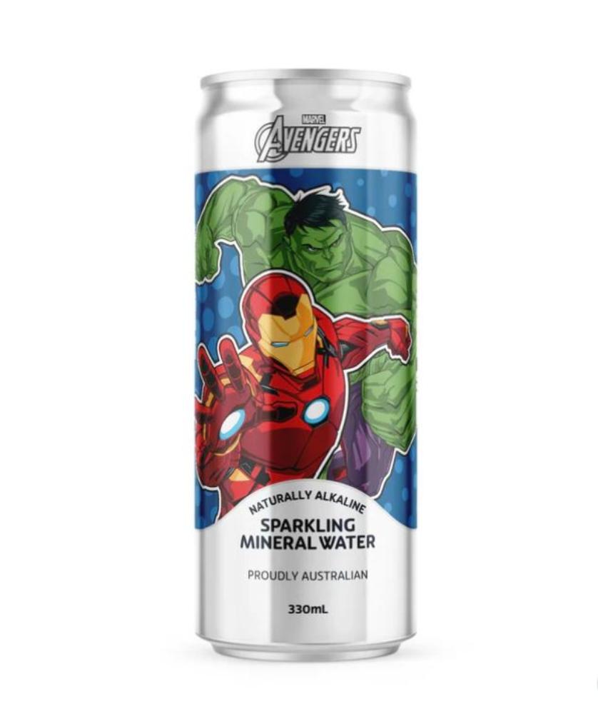 Rippl Disney Marvel Iron Man and Hulk Sparkling Mineral Water 330ml - Twinkle Glory