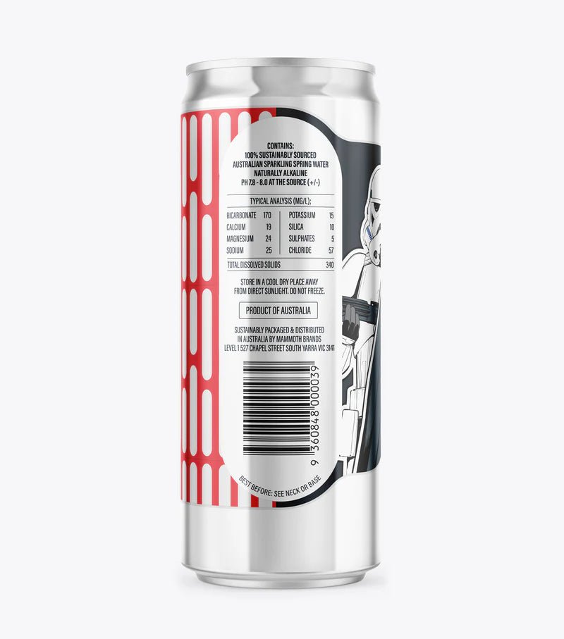 Rippl Disney Star Wars Sparkling Mineral Water 330ml - Twinkle Glory