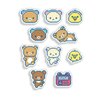 San - x Rilakkuma Gaming Clear Seal Bits Pixel Art Sticker Pack - Twinkle Glory