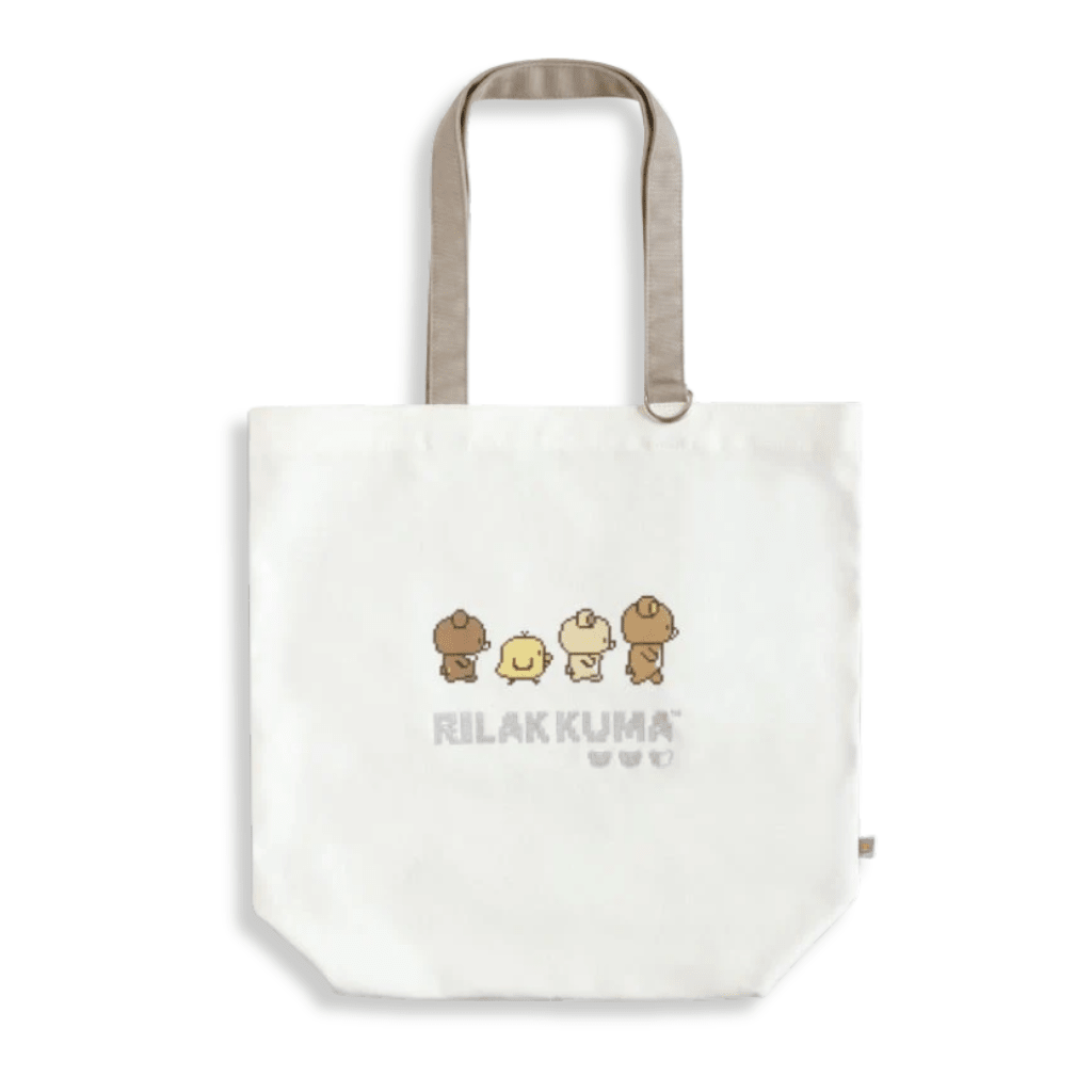 San - x Rilakkuma Gaming White Tote Bag - Twinkle Glory