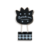 Sanrio Bad Badtz - Maru Gingham Binder Clips 3 - pcs Set - Twinkle Glory
