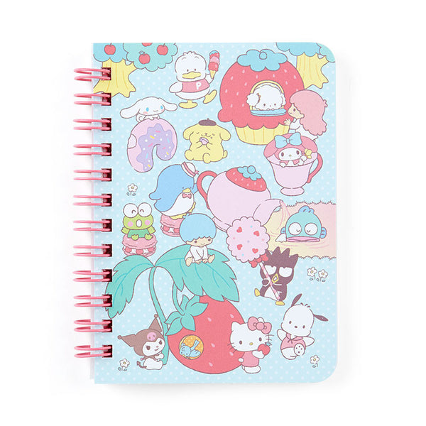 Sanrio Characters B7 Spiral Notebook