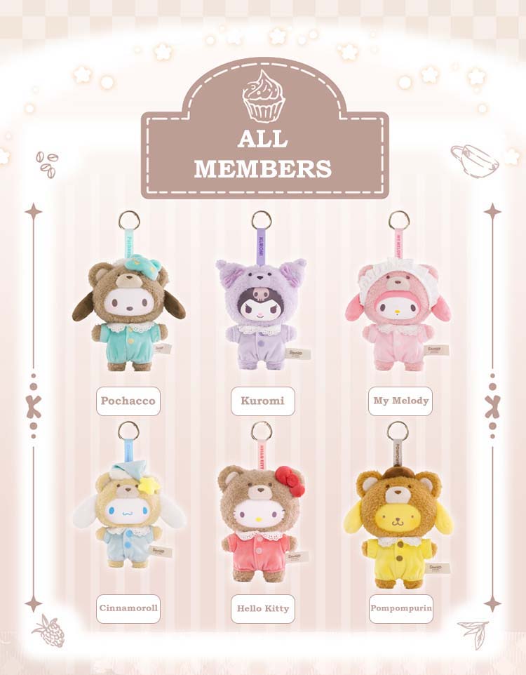 Sanrio Characters Latte Baby Series Vinyl Plush Blind Box - Twinkle Glory