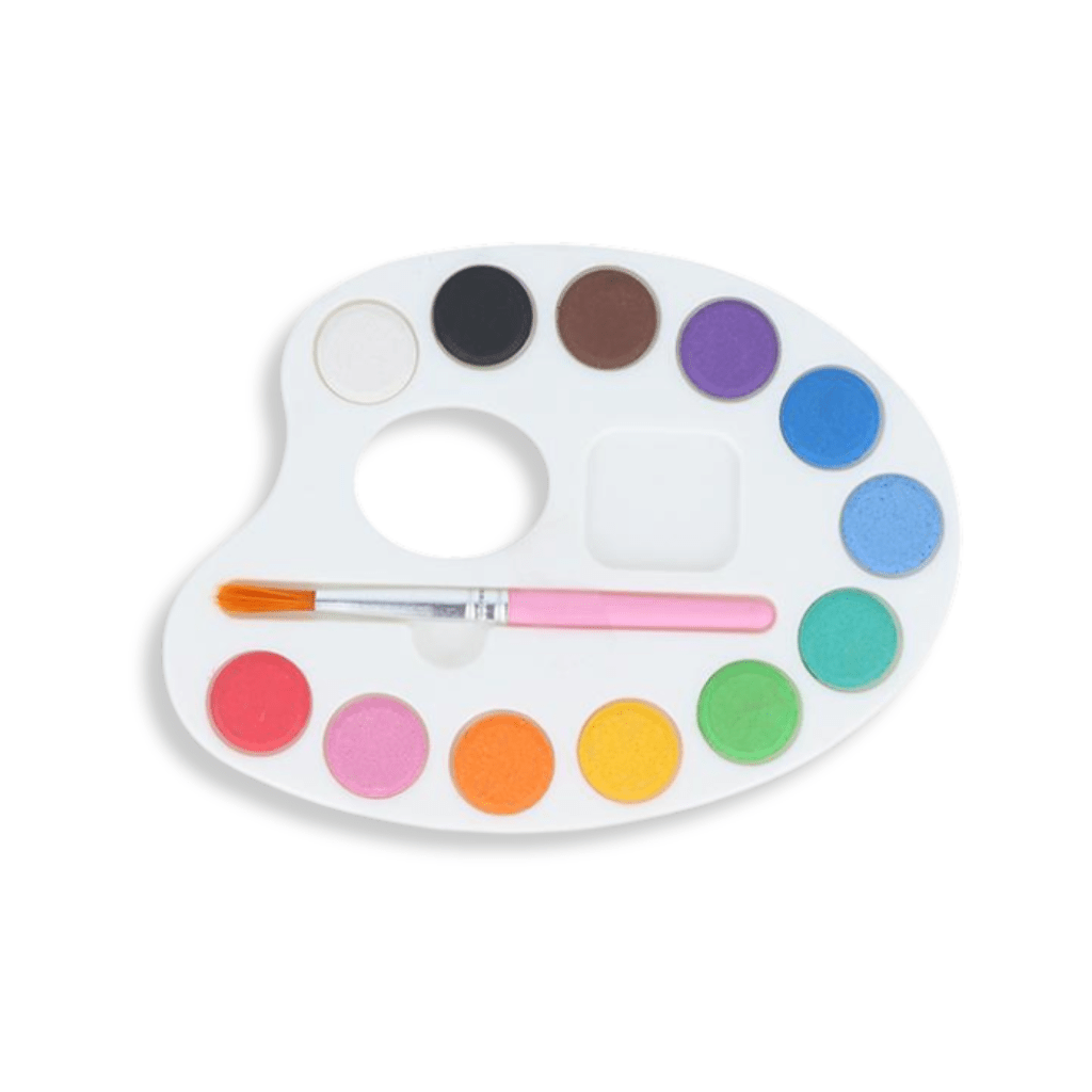Sanrio Characters Palette Colouring Set with Paints & Sheets - Twinkle Glory