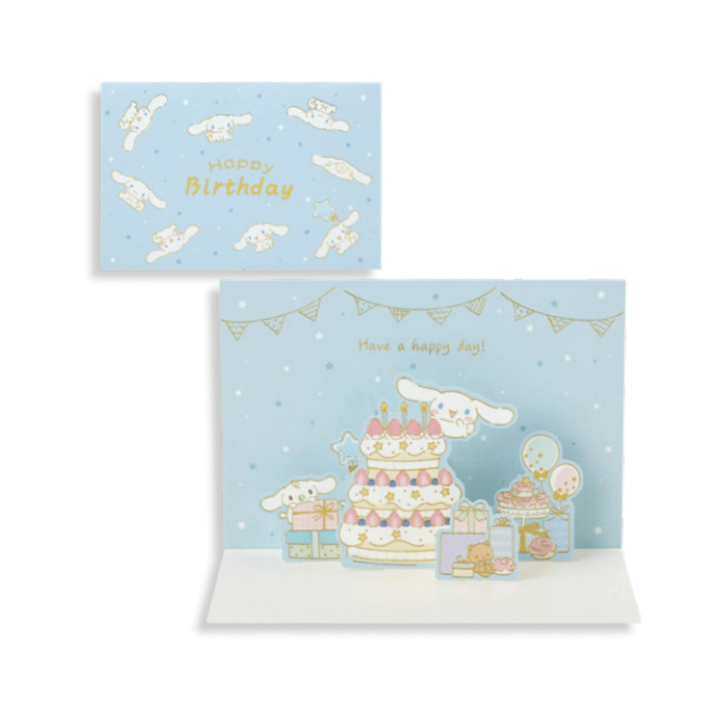 Sanrio Cinnamoroll 3D Happy Birthday Greeting Card - Twinkle Glory