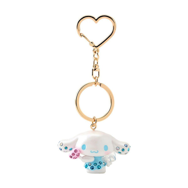Sanrio Cinnamoroll Angel Keychain with Blue Rhinestones - Twinkle Glory