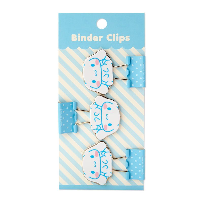 Sanrio Cinnamoroll Binder Clip 3pcs Set - Twinkle Glory