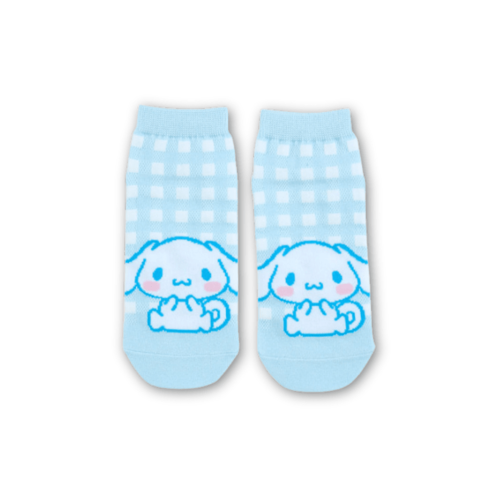 Sanrio Cinnamoroll Checkered Ankle Socks 23 - 25cm - Twinkle Glory