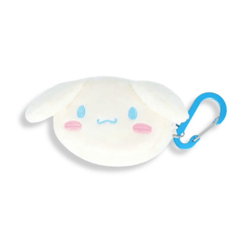 Sanrio Cinnamoroll Face Pouch with Carabiner - Twinkle Glory