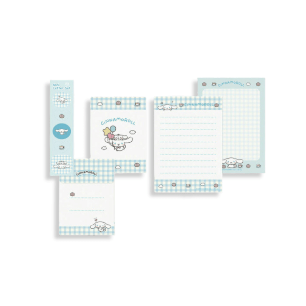 Sanrio Cinnamoroll “Kid Blush” Mini Letter Set - Twinkle Glory