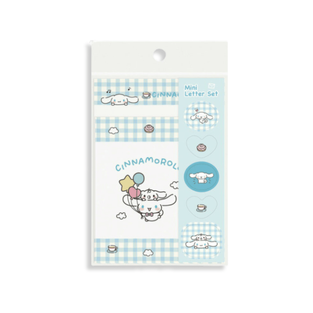 Sanrio Cinnamoroll “Kid Blush” Mini Letter Set - Twinkle Glory