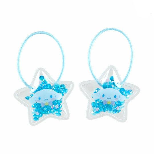Sanrio Cinnamoroll Kids Shaka Shaka Ponytail Holder 2pcs Set - Twinkle Glory