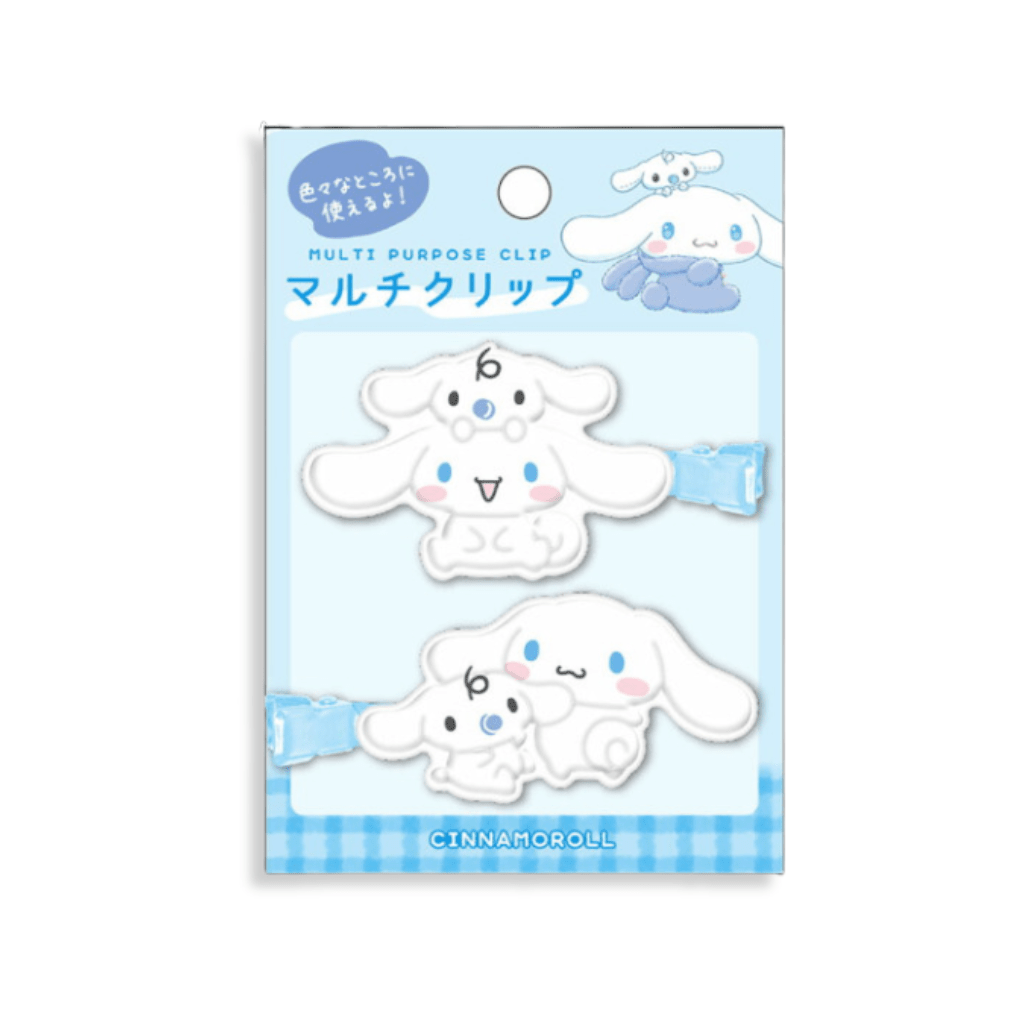 Sanrio Cinnamoroll & Milk Hair Clip 2 - pcs Set - Twinkle Glory