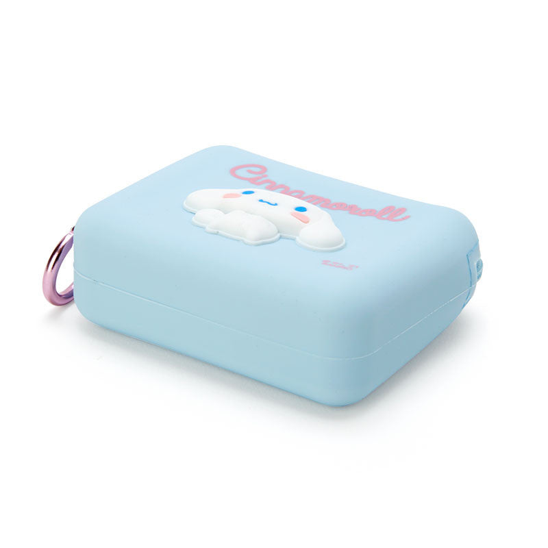 Sanrio Cinnamoroll Mini Silicone Pouch with Carabiner