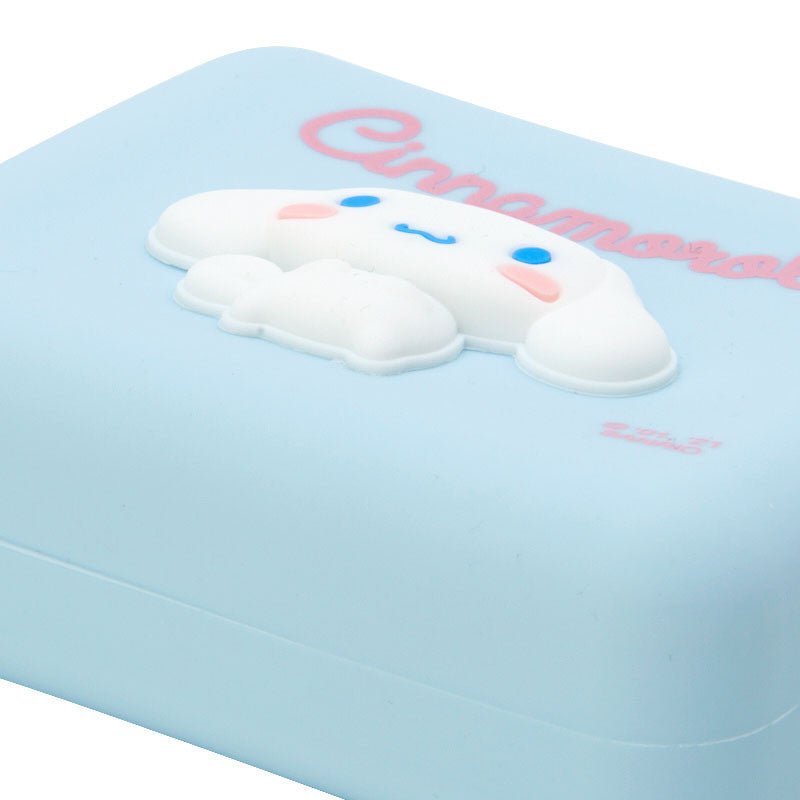 Sanrio Cinnamoroll Mini Silicone Pouch with Carabiner - Twinkle Glory