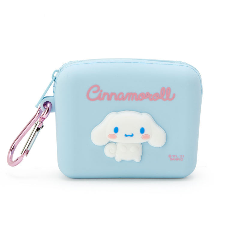 Sanrio Cinnamoroll Mini Silicone Pouch with Carabiner