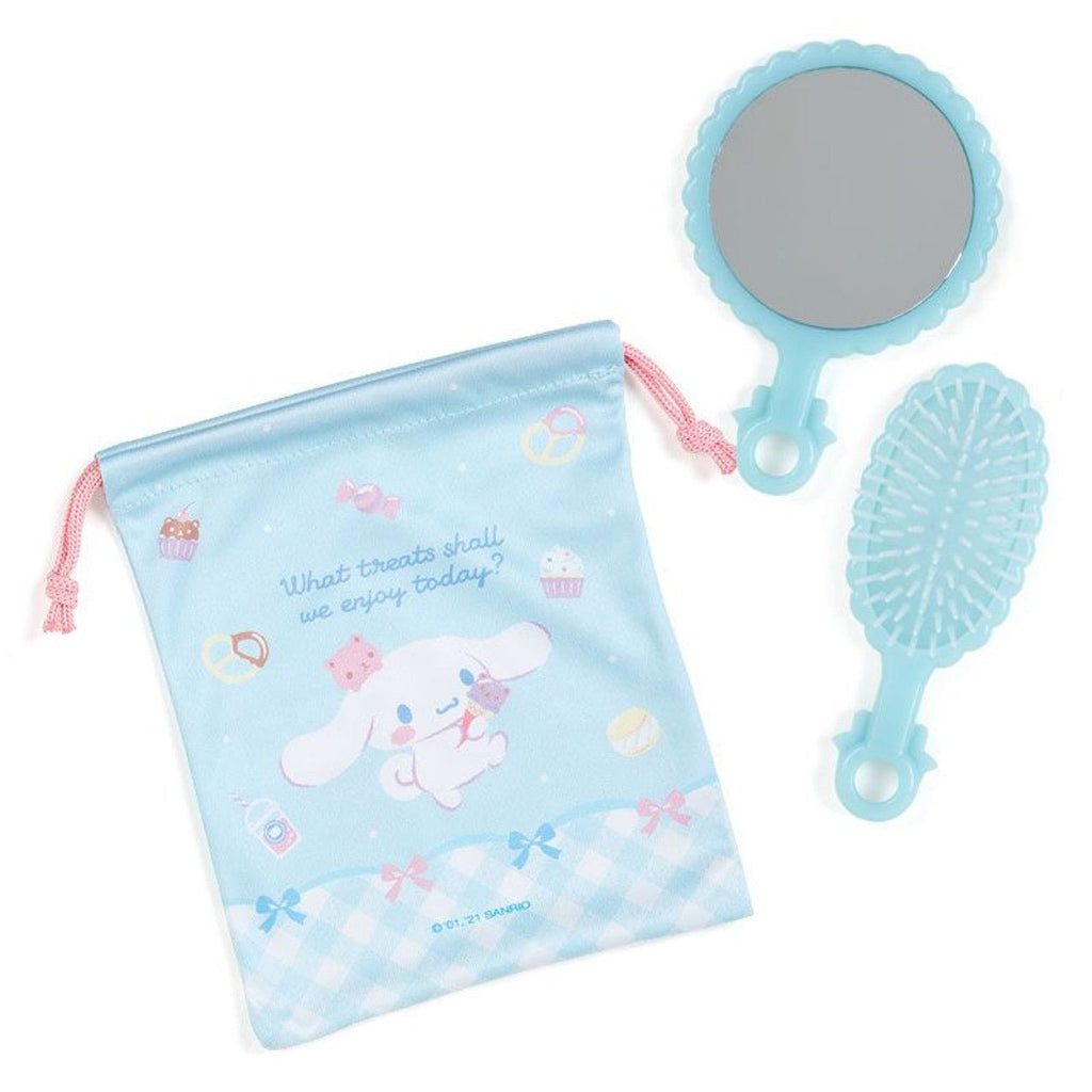Sanrio Cinnamoroll Mirror & Hair Brush Set - Twinkle Glory