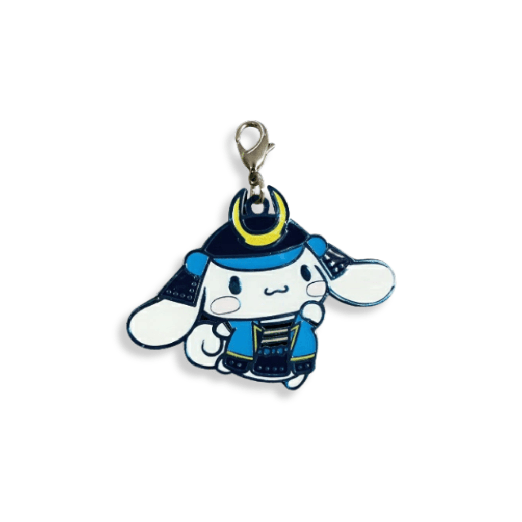 Sanrio Cinnamoroll Samurai Sparkling Metal Charm - Twinkle Glory