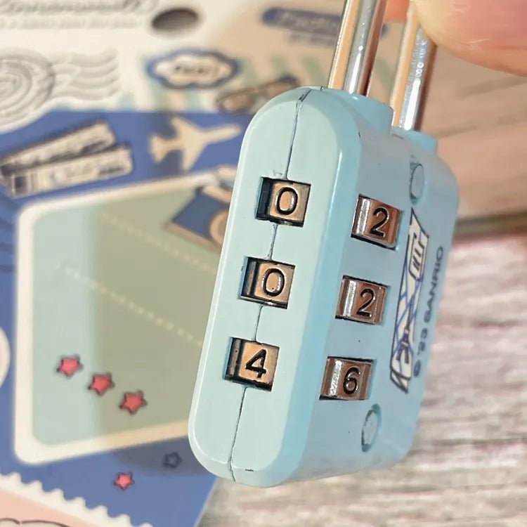 Sanrio Cinnamoroll Stars Blue Combination Lock - Twinkle Glory