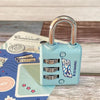 Sanrio Cinnamoroll Stars Blue Combination Lock - Twinkle Glory