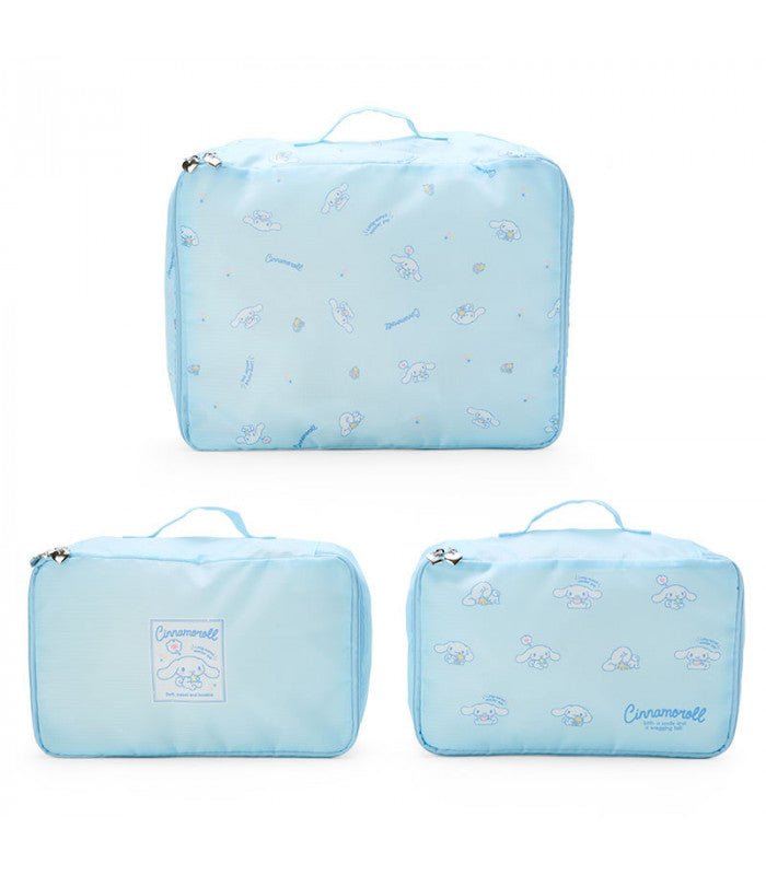 Sanrio Cinnamoroll Travel Compartment Case 3pc Set - Twinkle Glory