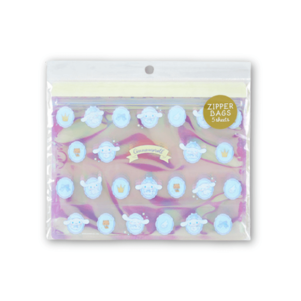 Sanrio Cinnamoroll Zipper Bag 5pcs Set - Twinkle Glory
