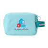 Sanrio Hangyodon Blue Zipper Pouch Bag - Twinkle Glory