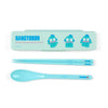 Sanrio Hangyodon Chopstick & Spoon with Case - Twinkle Glory