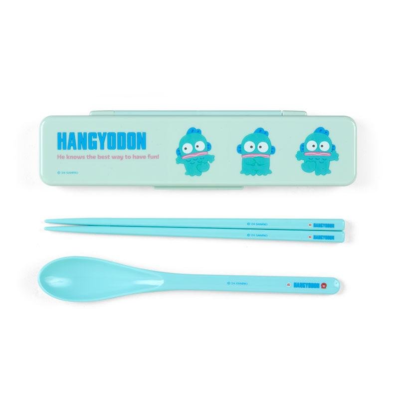 Sanrio Hangyodon Chopstick & Spoon with Case - Twinkle Glory