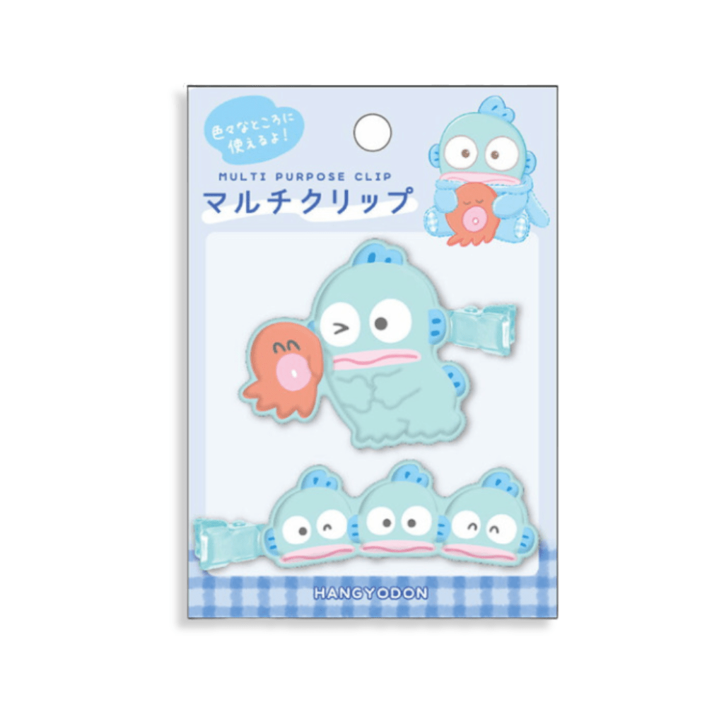 Sanrio Hangyodon Hair Clip 2 - pcs Set - Twinkle Glory