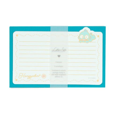 Sanrio Hangyodon Mini Letter Set with Envelopes & Stickers - Twinkle Glory