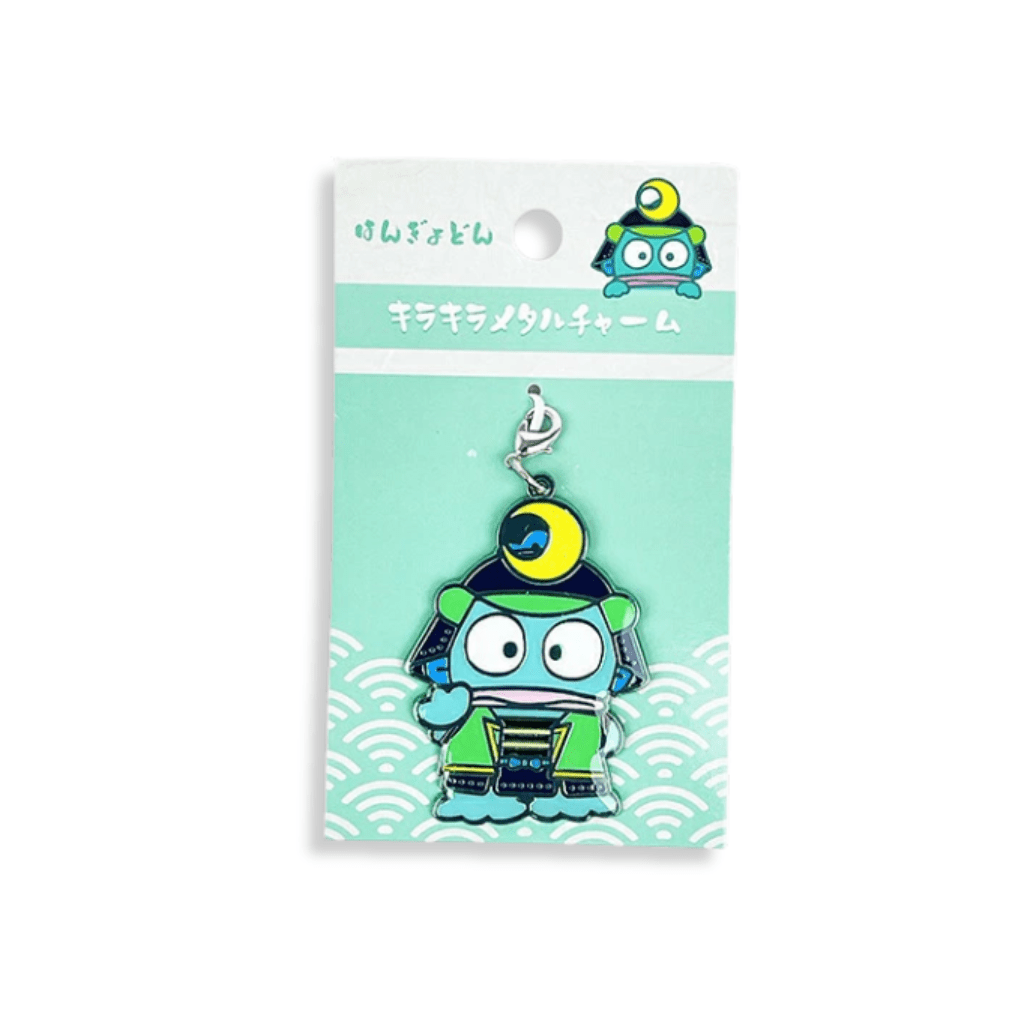 Sanrio Hangyodon Samurai Sparkling Metal Charm - Twinkle Glory