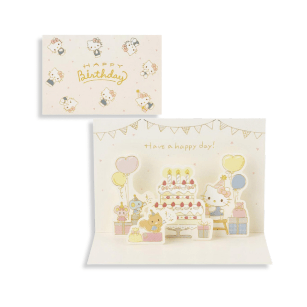 Sanrio Hello Kitty 3D Happy Birthday Greeting Card - Twinkle Glory