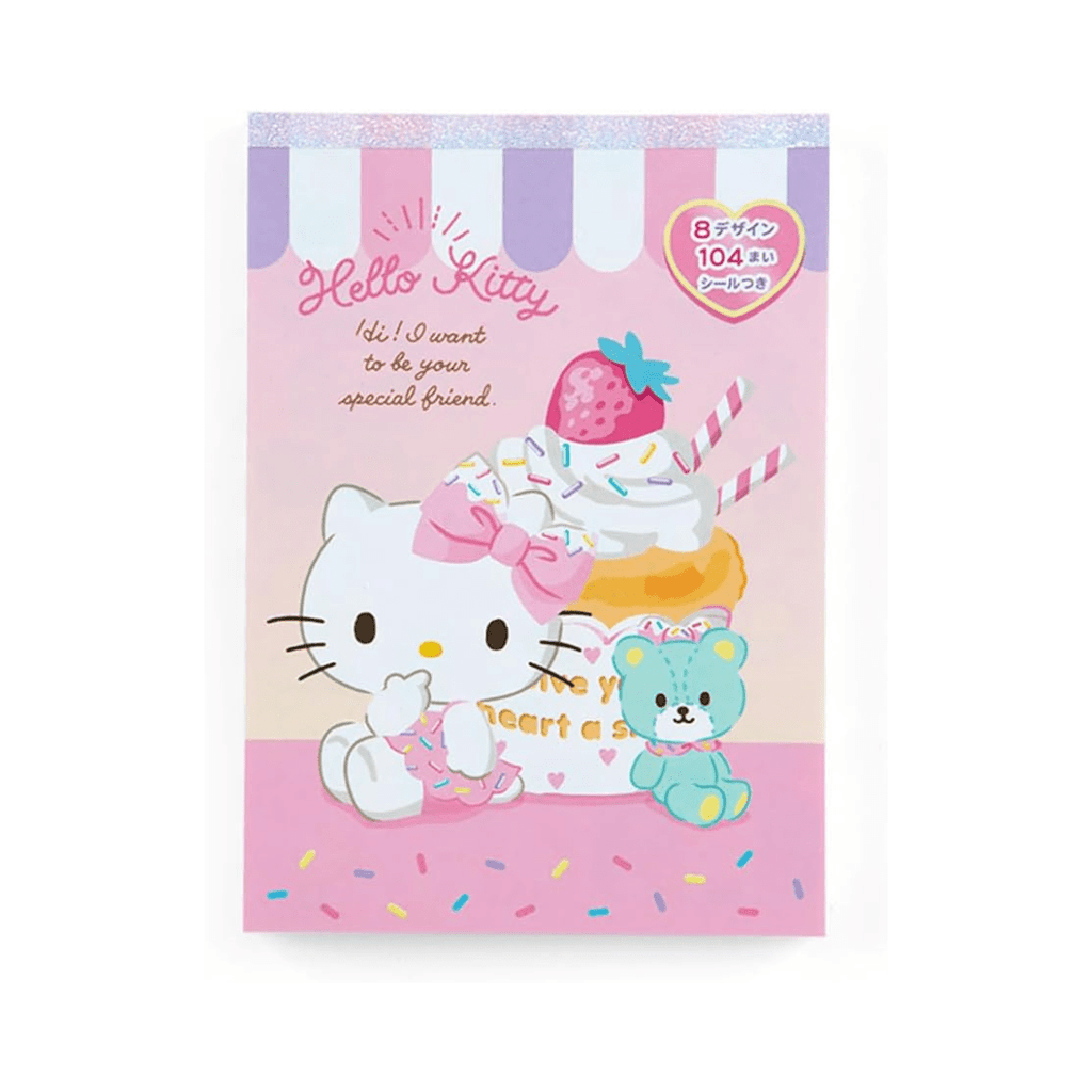 Sanrio Hello Kitty A6 Memo Set of 8 - Twinkle Glory