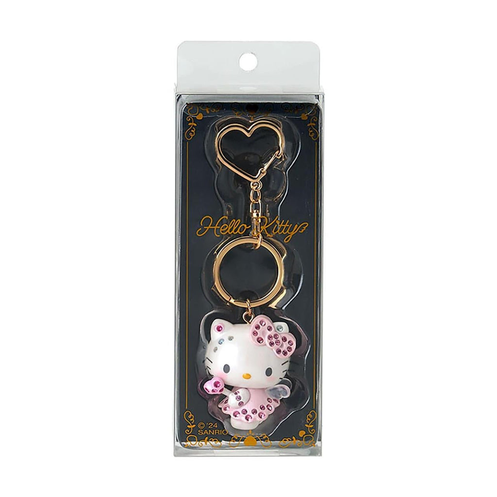 Sanrio Hello Kitty Angel Keychain with Pink Rhinestones - Twinkle Glory