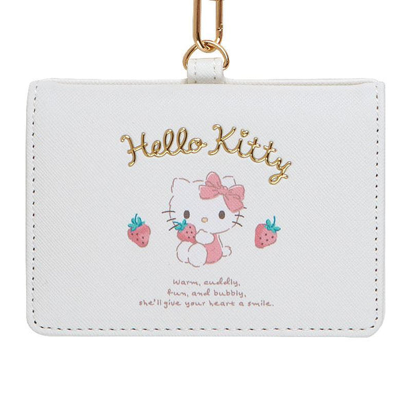 Sanrio Hello Kitty Card Holder with Reel and Neck Strap