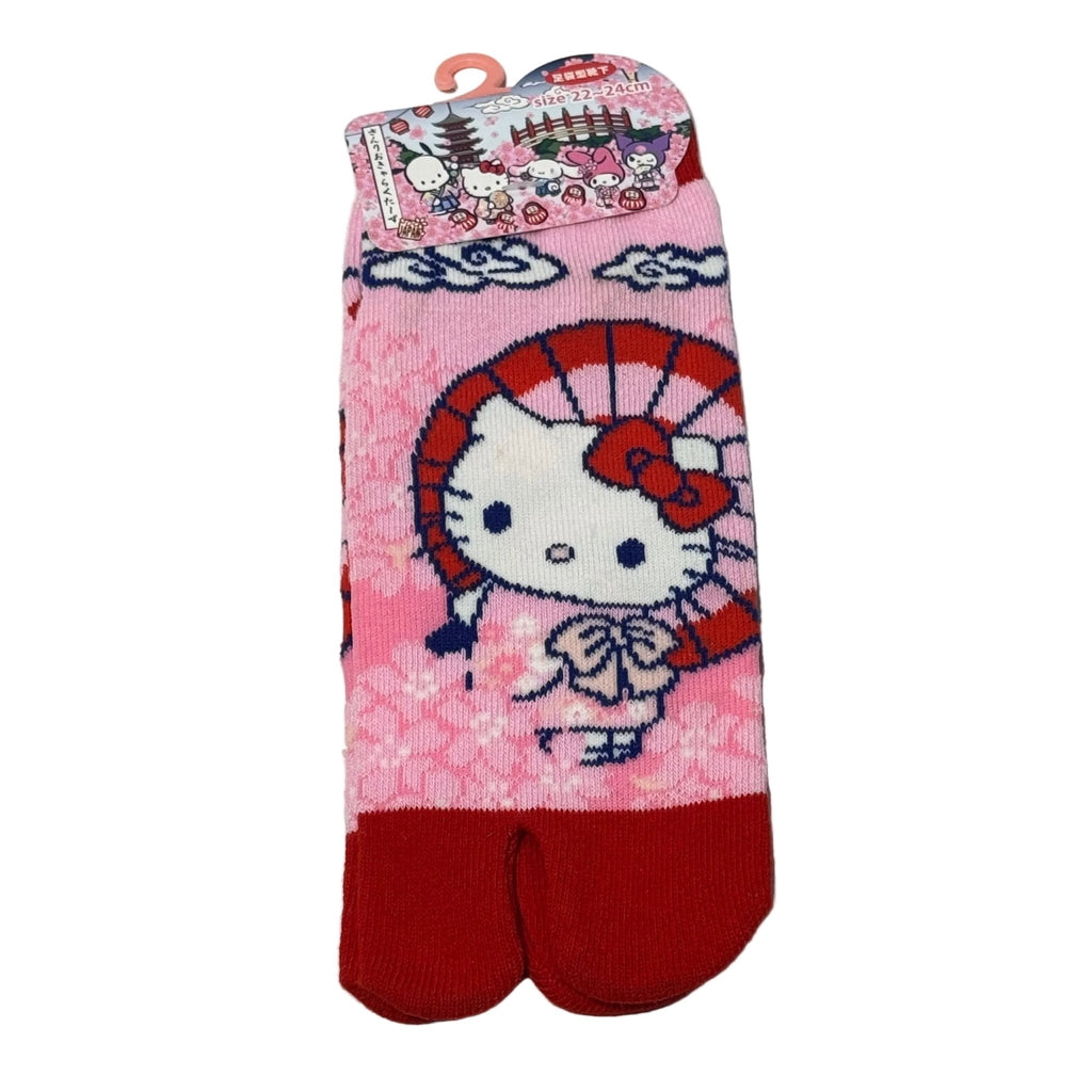 Sanrio Hello Kitty Cherry Blossom Tabi Socks - Twinkle Glory