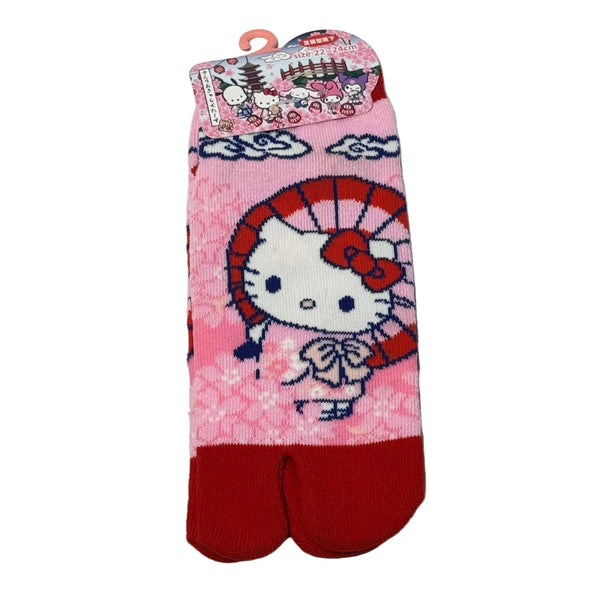 Sanrio Hello Kitty Cherry Blossom Tabi Socks - Twinkle Glory